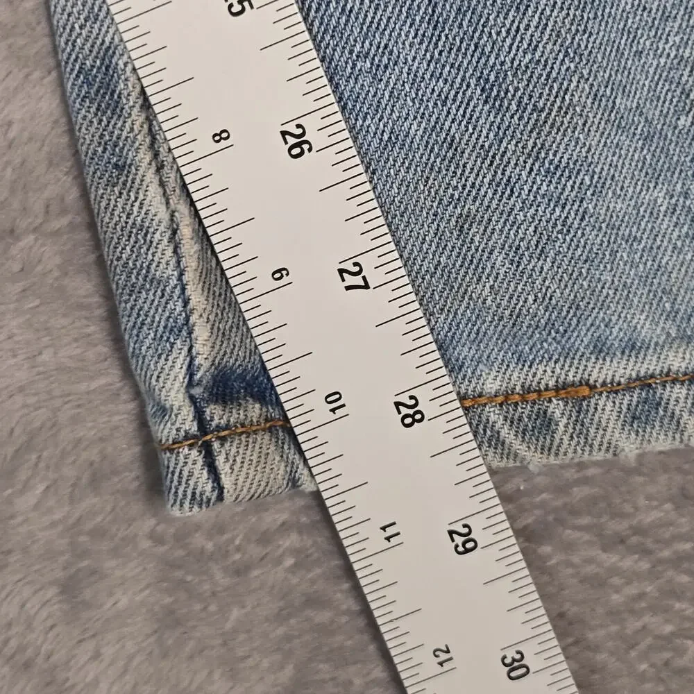 Y2K Levi’s 517 Jeans Mens 34x30 Light Wash Distressed Boot Cut Denim